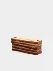 Бежевый бирка "Hand made", дерево