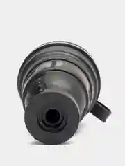 Разъём-розетка электрический, с крышкой, каучук c/з 16A IP44, черный