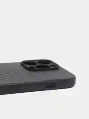Чехол для iPhone 13 / 13PRO / 13PROMAX с защитой камеры, карбон , черный