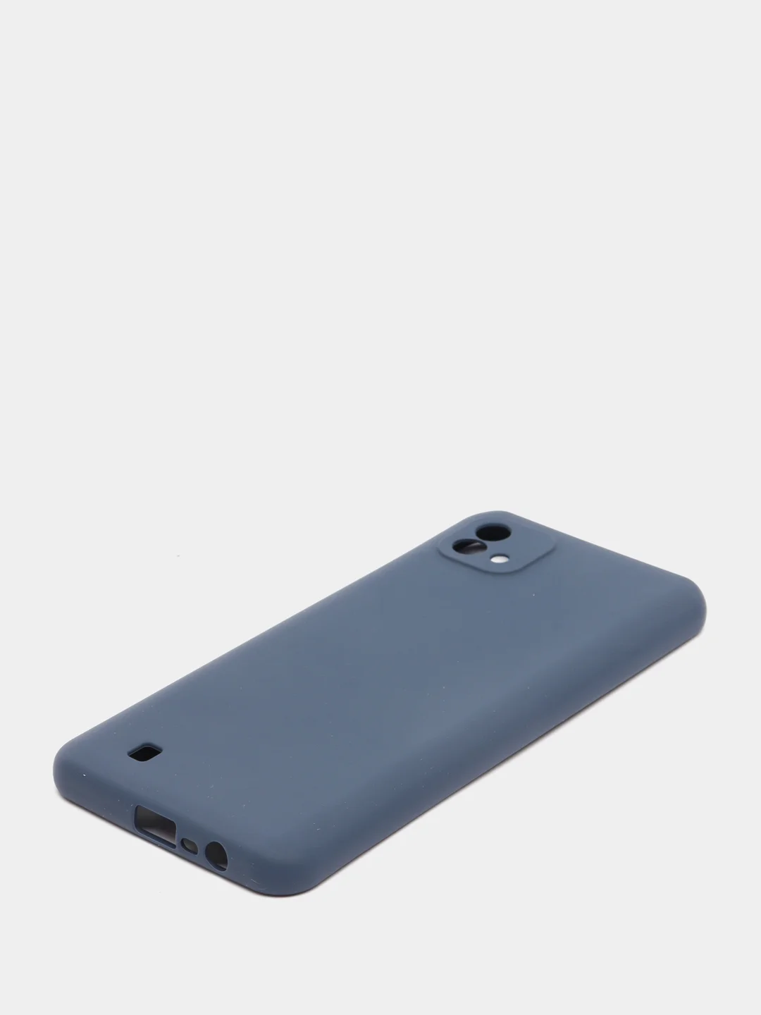 Серый чехол мягкий накладка для Realme C21, C11, C15, C3, C20, 8