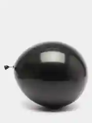 Шар воздушный чёрный, 10 штук, 30 см