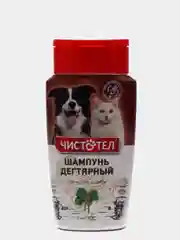 Шампунь для кошек и собак "Чистотел" дегтярный от блох и клещей, 220 мл