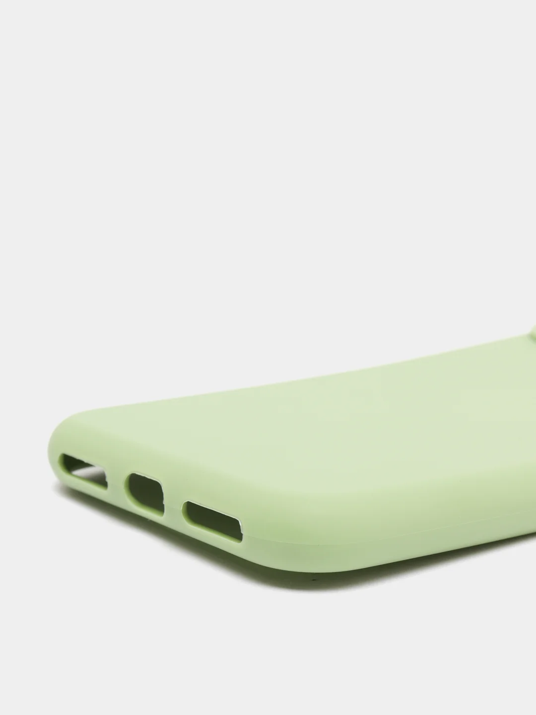 Лесной зеленый чехол iPhone X / Xs силиконовый с закрывающейся камерой