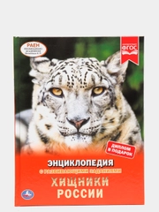 Хищники России. Энциклопедия А4 с развивающими заданиями