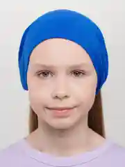 Синий бандана на резинке косынка летняя