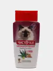 Шампунь для кошек Гипоаллергенный, деликатно снимает раздражение Чистотел, 220 мл