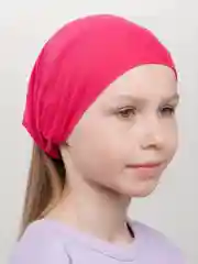 Фуксия бандана на резинке косынка летняя