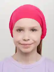 Фуксия бандана на резинке косынка летняя