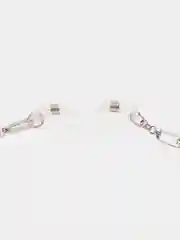 Серебряный металлическая цепь для очков комбинированного плетения