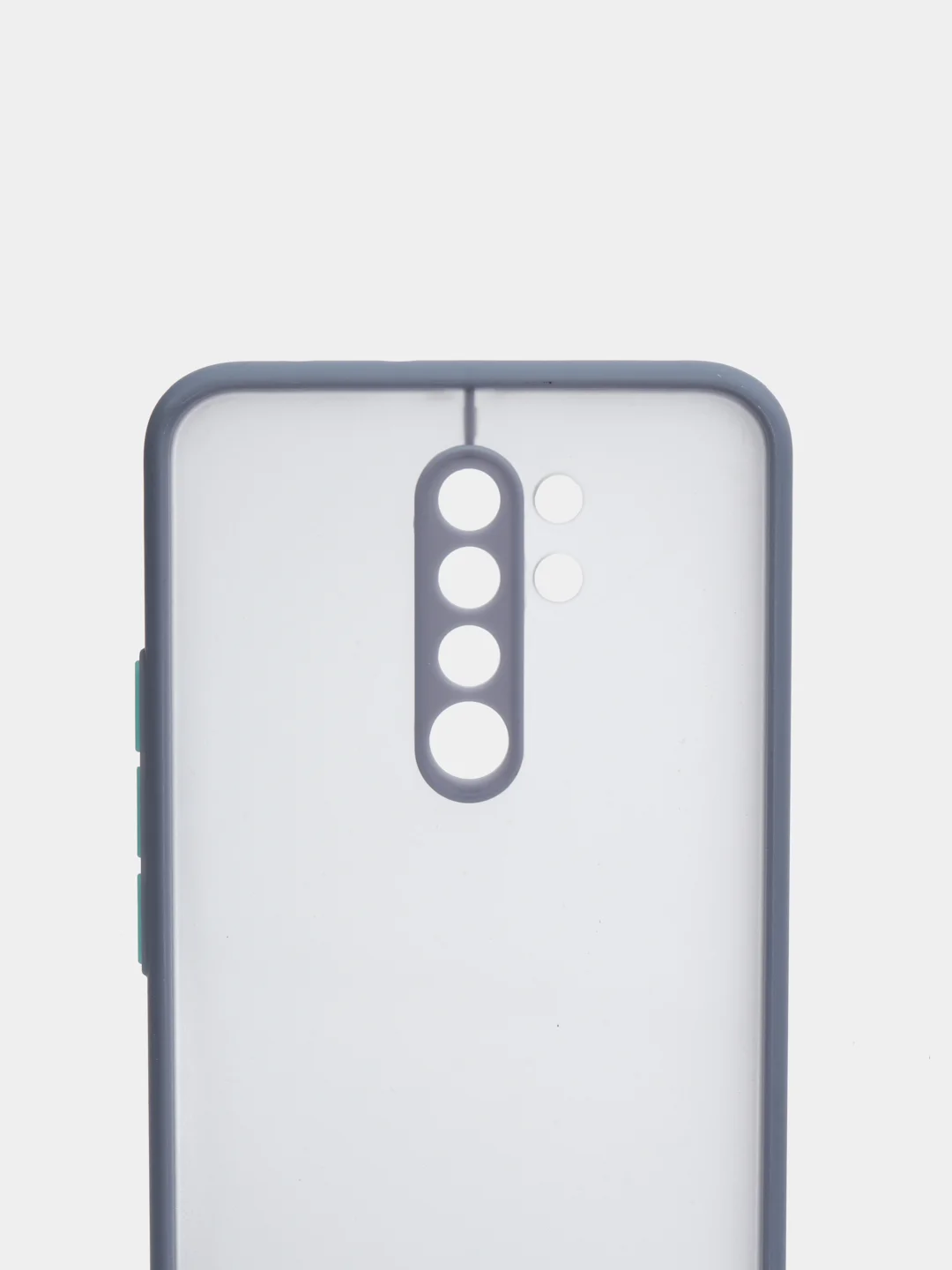 Синий меланж чехол Xiaomi Redmi 9 (Сяоми Редми 9) пластиковый матовый с цветными кнопками