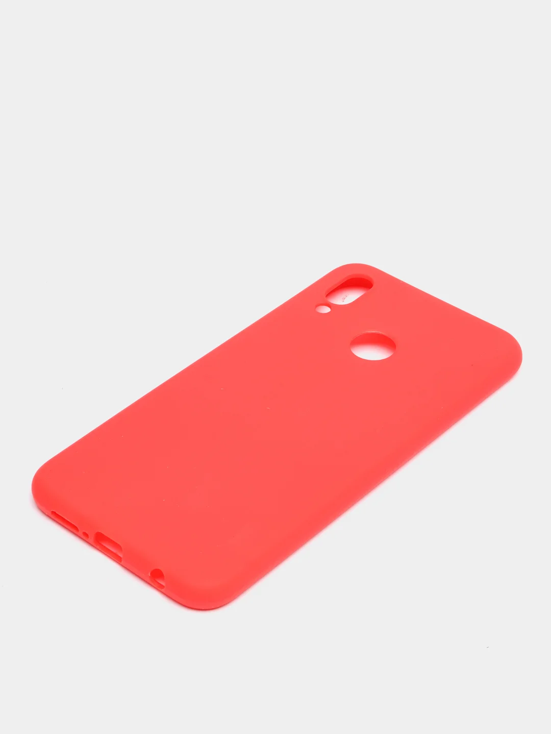 Алый чехол Huawei P20 Lite 2018 (Nova 3e), Хуавей П20 Лайт 2018, силиконовый цветной матовый