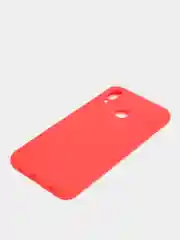 Алый чехол Huawei P20 Lite 2018 (Nova 3e), Хуавей П20 Лайт 2018, силиконовый цветной матовый