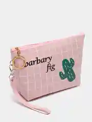 Розовый newmebox косметичка-органайзер в клетку для канцтоваров "Кактус"