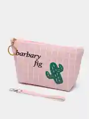 Розовый newmebox косметичка-органайзер в клетку для канцтоваров "Кактус"
