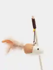 Льняная игрушка на деревянной палочке, 40 см