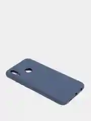 Темно-синий чехол Huawei P20 Lite 2018 (Nova 3e), Хуавей П20 Лайт 2018, силиконовый цветной матовый