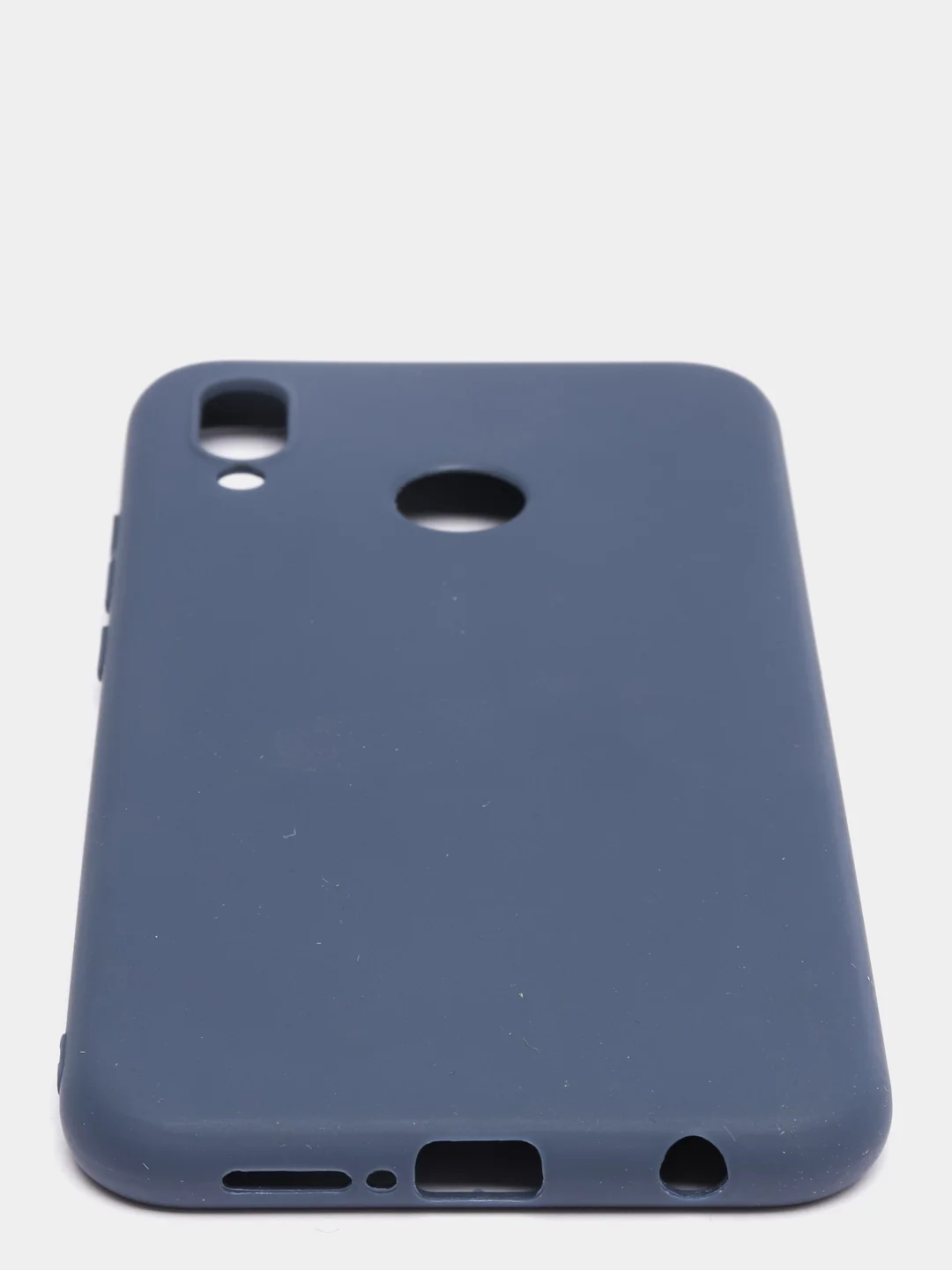 Темно-синий чехол Huawei P20 Lite 2018 (Nova 3e), Хуавей П20 Лайт 2018, силиконовый цветной матовый