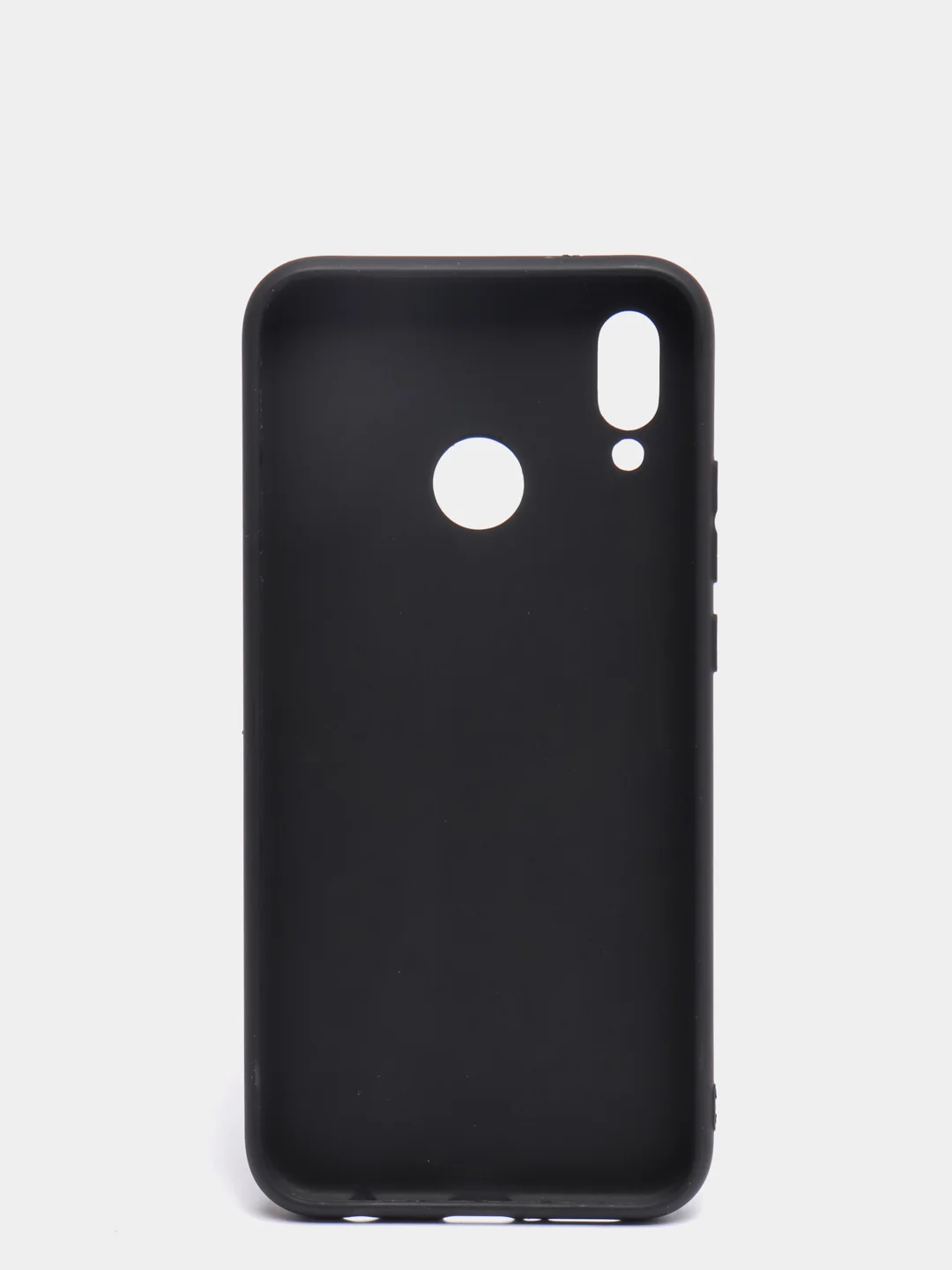 Черный чехол Huawei P20 Lite 2018 (Nova 3e), Хуавей П20 Лайт 2018, силиконовый цветной матовый