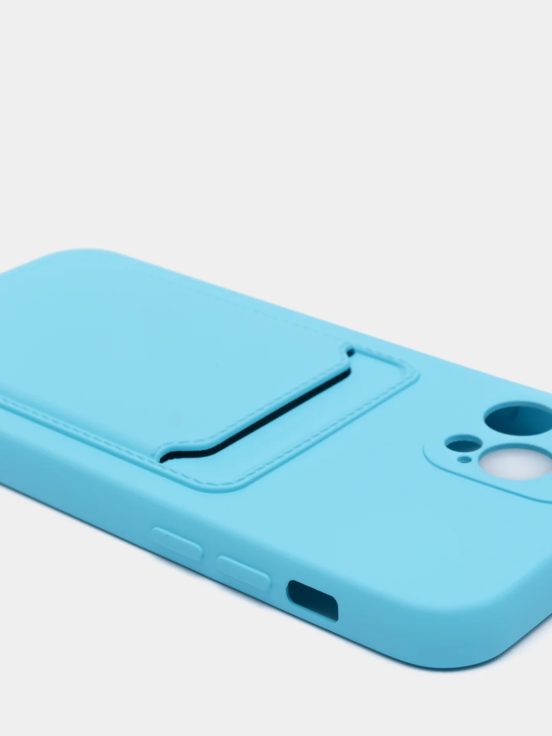 Голубой wallet Чехол с карманом для карт iPhone 6 6s, 7 8 Plus, X XR XS Max, 11 12 13 Mini Pro Max