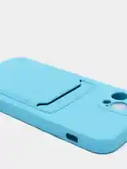 Голубой wallet Чехол с карманом для карт iPhone 6 6s, 7 8 Plus, X XR XS Max, 11 12 13 Mini Pro Max