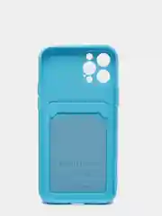 Голубой wallet Чехол с карманом для карт iPhone 6 6s, 7 8 Plus, X XR XS Max, 11 12 13 Mini Pro Max