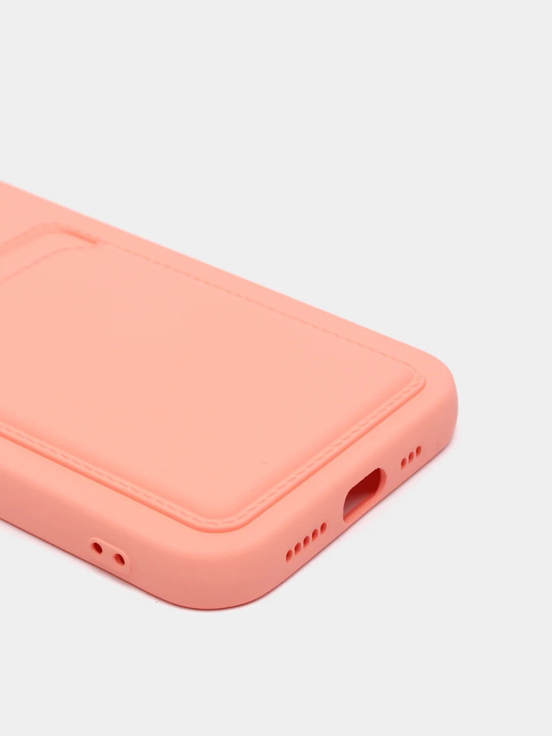 Коралловый wallet Чехол с карманом для карт iPhone 6 6s, 7 8 Plus, X XR XS Max, 11 12 13 Mini Pro Max