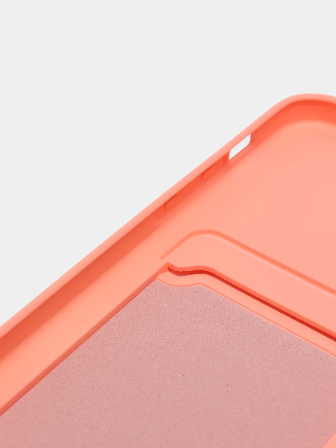 Коралловый wallet Чехол с карманом для карт iPhone 6 6s, 7 8 Plus, X XR XS Max, 11 12 13 Mini Pro Max