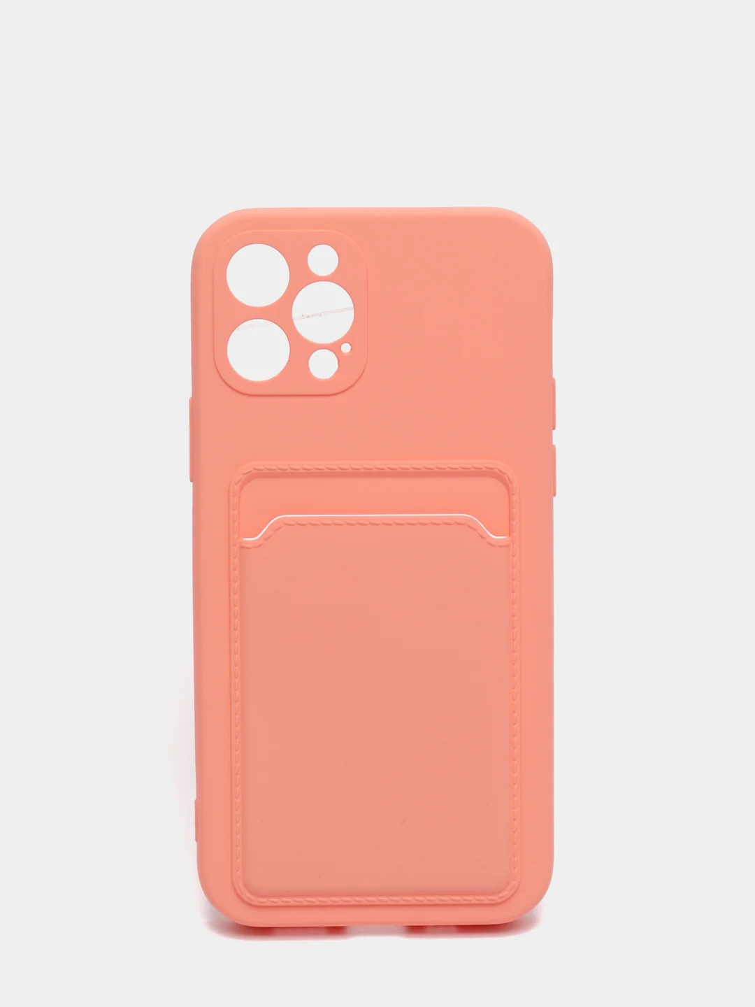 Коралловый wallet Чехол с карманом для карт iPhone 6 6s, 7 8 Plus, X XR XS Max, 11 12 13 Mini Pro Max