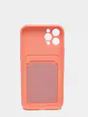 Коралловый wallet Чехол с карманом для карт iPhone 6 6s, 7 8 Plus, X XR XS Max, 11 12 13 Mini Pro Max
