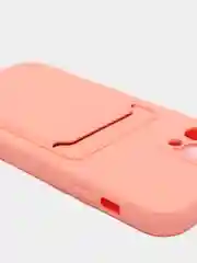 Коралловый wallet Чехол с карманом для карт iPhone 6 6s, 7 8 Plus, X XR XS Max, 11 12 13 Mini Pro Max