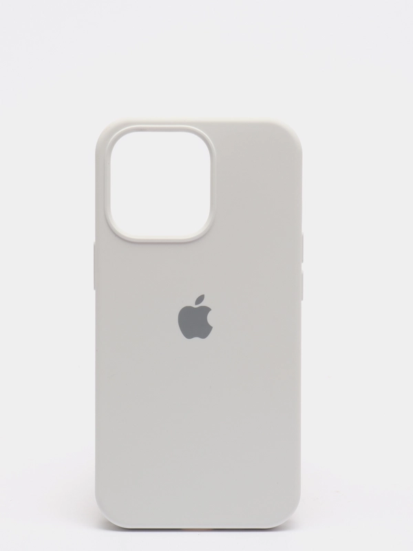 Чехол для iPhone 13 Pro (6.1") Silicone, закрытый низ, с логотипом