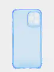 Синий чехол силиконовый, прозрачный " Неон" для Айфон  iPhone  11 / 11 Pro / 11 Pro Max / 12