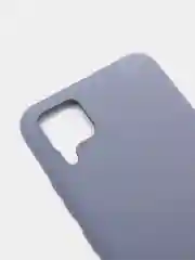 Серый чехол силиконовый для Realme C15 / C12, без отпечатка пальца, с бархатной подкладкой