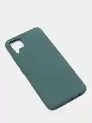 Зеленый чехол силиконовый для Realme C15 / C12, без отпечатка пальца, с бархатной подкладкой