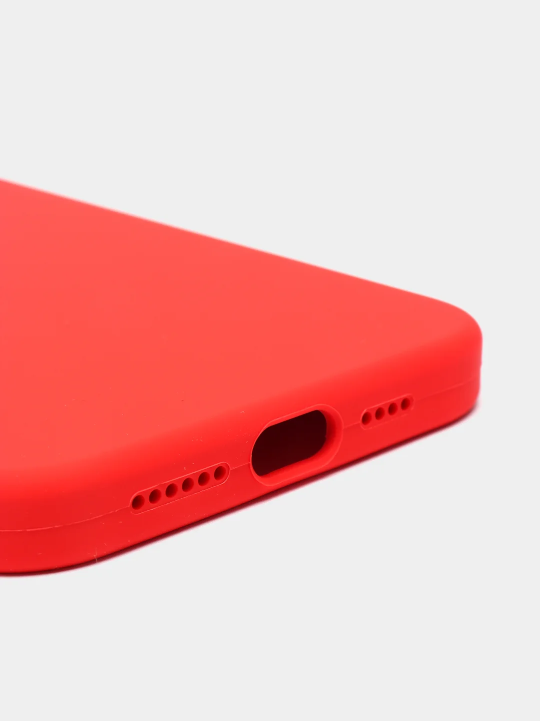 Красный чехол Silicone Case для iPhone 12, 11, XR, 7, 8, XS, XR, 8+, 7+, Pro
