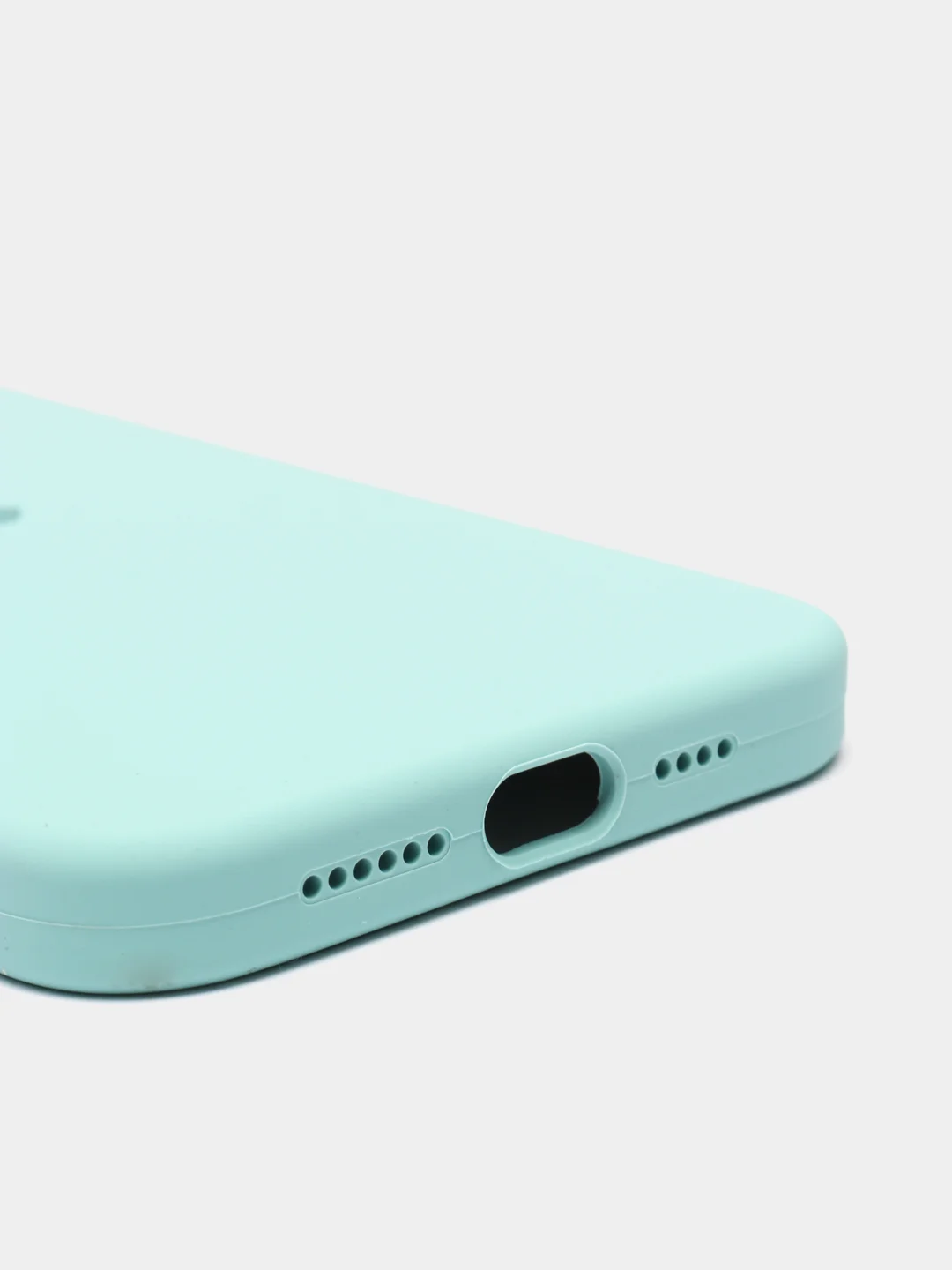 Голубой чехол Silicone Case для iPhone 12, 11, XR, 7, 8, XS, XR, 8+, 7+, Pro