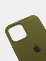 Тёмно-зелёный чехол Silicone Case для iPhone 12, 11, XR, 7, 8, XS, XR, 8+, 7+, Pro