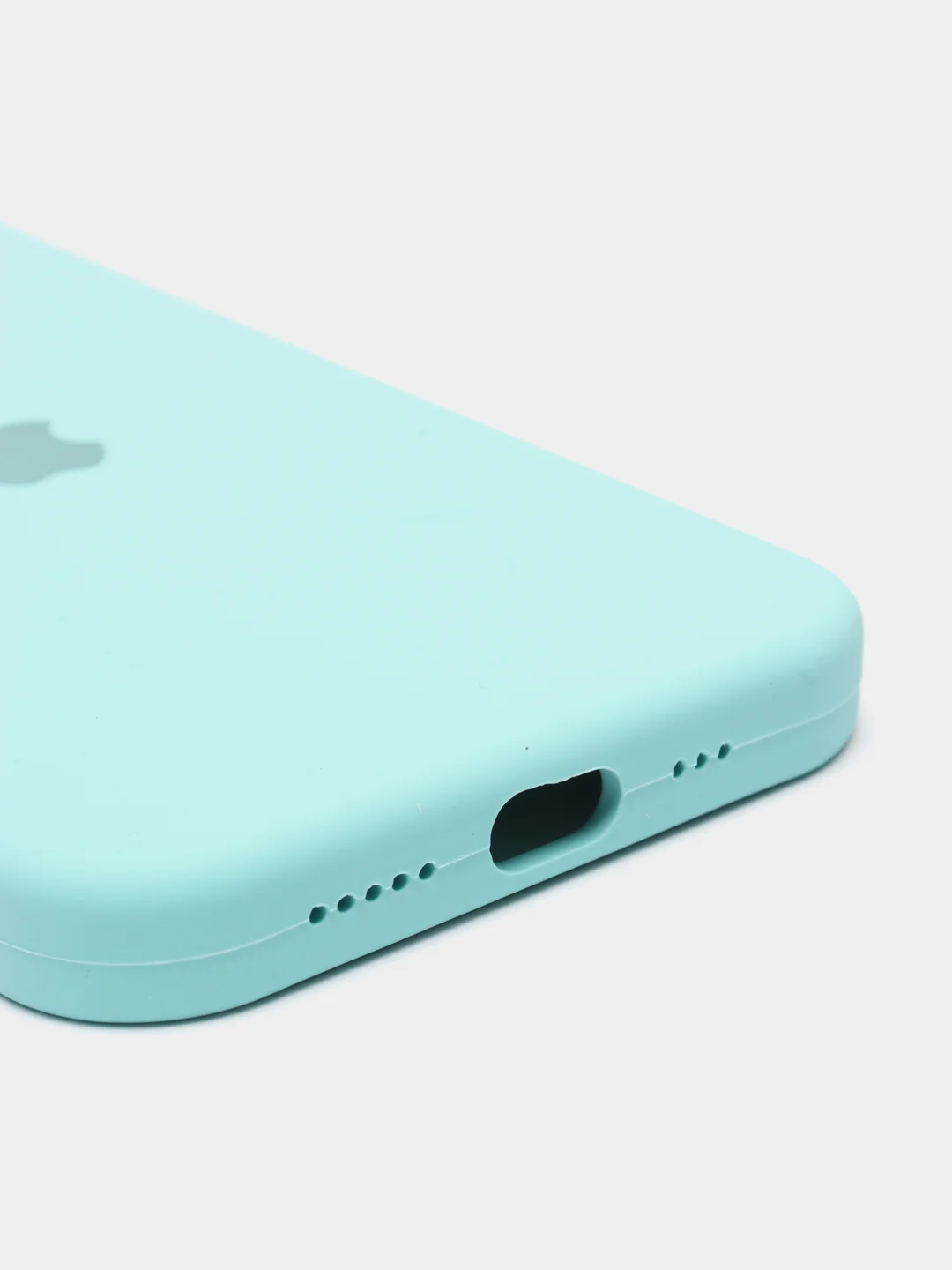 Бирюзовый чехол Silicone Case для iPhone 12, 11, XR, 7, 8, XS, XR, 8+, 7+, Pro