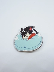 Значок деревянный по аниме "Волейбол. Haikyuu!!"