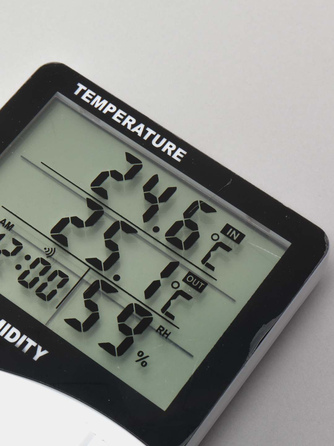  термометр метеостанция с часами и будильником  по цене .