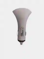 Белый автомобильное зарядное устройство USB 2.0
