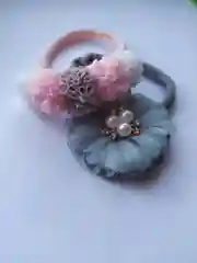 Серый меланж детская повязка на голову