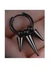 Черный серьга с подвеской в форме трех конусов, 1 штука
