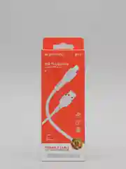 Белый кабель зарядный Borofone BX51 (3A, Type-C/Lightning, Type-C/Type-C для iPhone и Android)