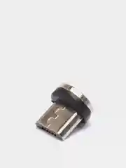 Синий usb Кабель магнитный светящийся 2 метровый+магнитный коннектор-разъем (micro, type c, ios)