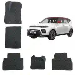 Автомобильные EVA 3D коврики для KIA SOUL 3 / Киа Соул 3 поколение