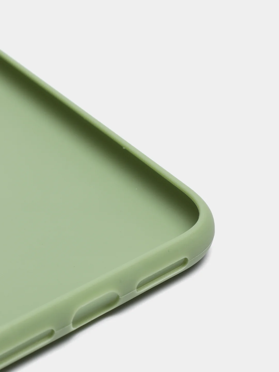 Оливковый чехол для iPhone (Айфон) 11 силиконовый, синий
