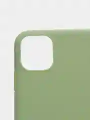 Оливковый чехол для iPhone (Айфон) 11 силиконовый, синий