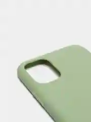 Оливковый чехол для iPhone (Айфон) 11 силиконовый, синий
