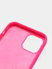 Фуксия чехол Silicone Case для iPhone 12 / iPhone 12 Pro, закрытый низ